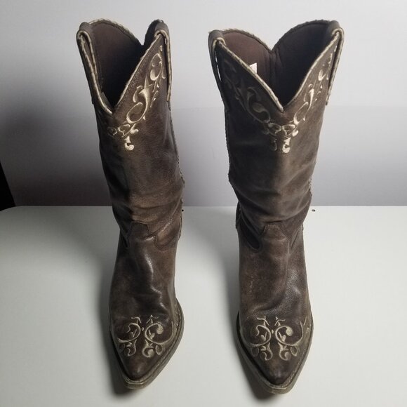 Durango Crush Women's Western Embroidered Boots Sz 9M - Picture 1 of 15